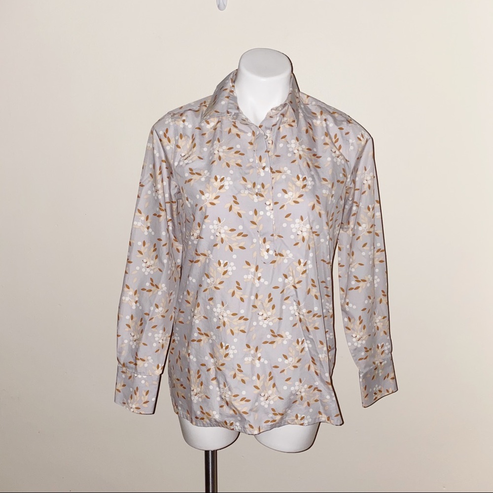 Lands End Supima Cotton Long Sleeve Shirt